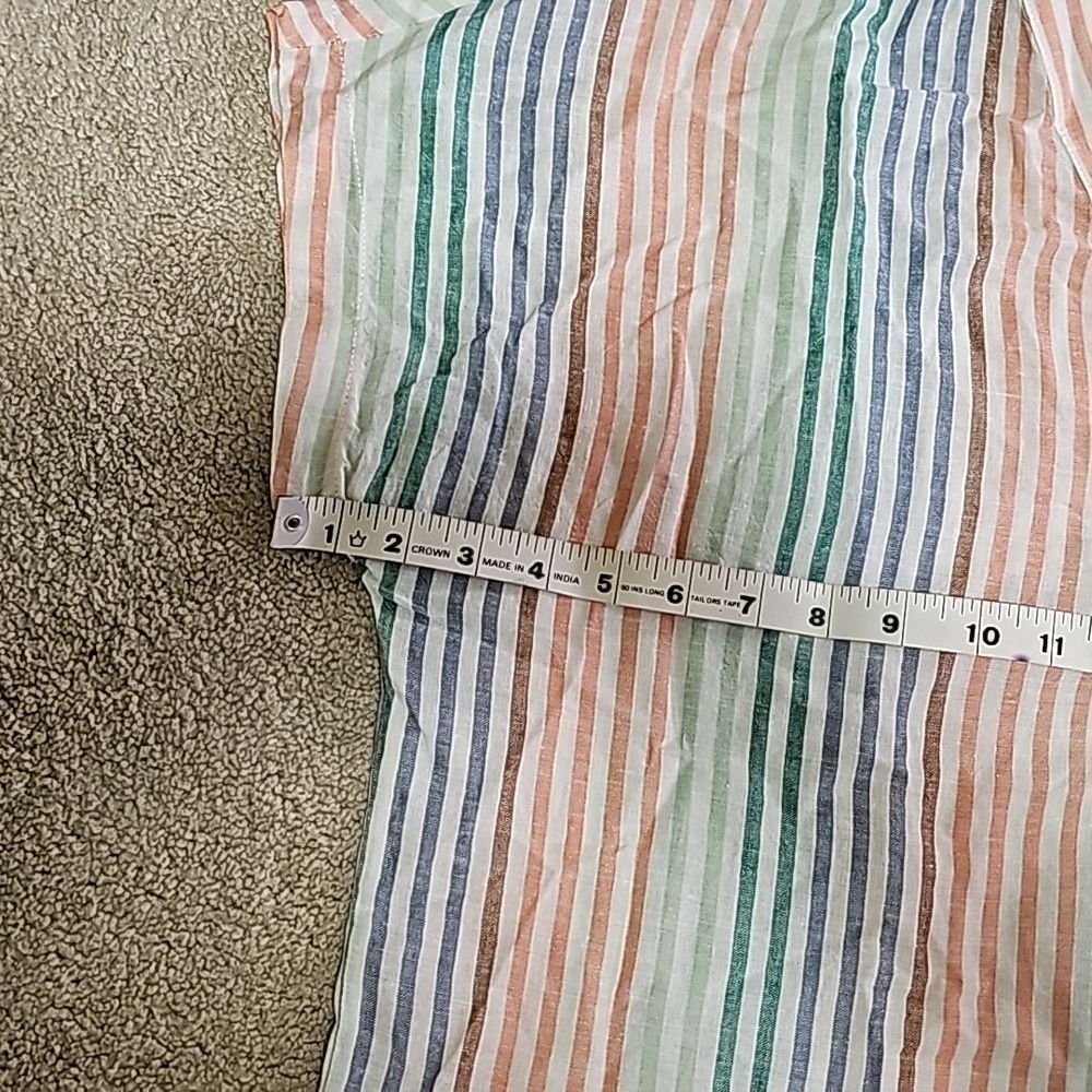 Marine layer Bali Tunic in Rainbow Stripe - Picture 8 of 11